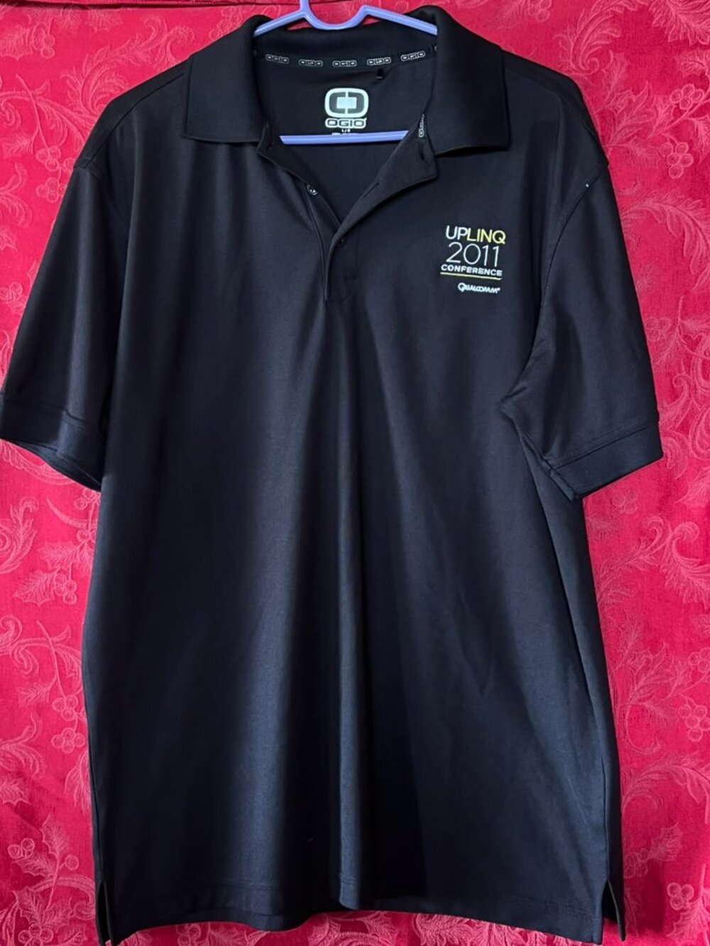 OGIO Men Short Sleeve Performance Golf Polo Shirt KPMG Logo Size Large